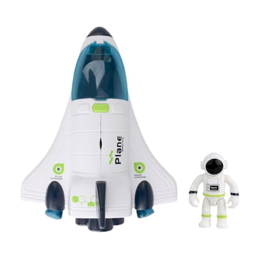 BINGLI Space Shuttle Spacecraft Airplane Toys for Kids with Lights & Sound & Astronaut Figure,Spaceship Toys for Any Interstellar Mission Adventure,Toy Rocket Gift for Boys 3-5-8