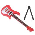 thumbnail image 4 of Electric Guitar Model,Miniature Wooden Simulation Electric Musical Instrument Model Mini Guitar Model Ultra Responsive, 4 of 9