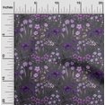 thumbnail image 2 of oneOone Polyester Spandex Purple Fabric Floral Retro Fabric For Sewing Printed Craft Fabric By The Yard 56 Inch Wide, 2 of 5