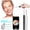 1pcsblack+1pcswhite, variant on LNGOOR Ear Wax Removal with Camera 1296P HD Wireless Earwax Remover Tool with 6 LED Lights and 8 Ear Pick Kit Ear Cleaner for iOS & Android (Black)