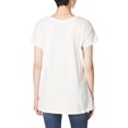 thumbnail image 3 of Hanes Maillot Flammé pour Femmes à Col en V Froncé, L, Blanc, 3 of 3