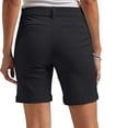thumbnail image 4 of Shorts pour Femmes Liquidation Grande Taille Shorts en Sergé Extensible pour Femmes Taille Fine à Enfiler Coupe Régulière Shorts de Randonnée Été Décontractés avec Poches en Liquidation, 4 of 9