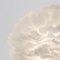 thumbnail image 3 of Artika Plume Modern LED Pendant Light Fixture White Feather Shade, 3 of 5