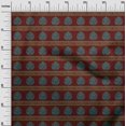 thumbnail image 2 of oneOone Organic Cotton Poplin Twill Fabric Leaves & Lotus Block Decor Fabric Printed BTY 42 Inch Wide, 2 of 4