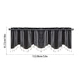 thumbnail image 3 of Dvruxg Fringed Window Curtains, Patterned Short Drapes with Tassels – Polyester Rod Pocket Panels for Kitchen, Bathroom, Living Room – Stylish Modern Home Decor, 3 of 5