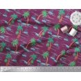 thumbnail image 3 of Soimoi Poly Georgette Fabric Palm Tree & Sailboat Beach Print Fabric by The Yard 42 Inch Wide, 3 of 3