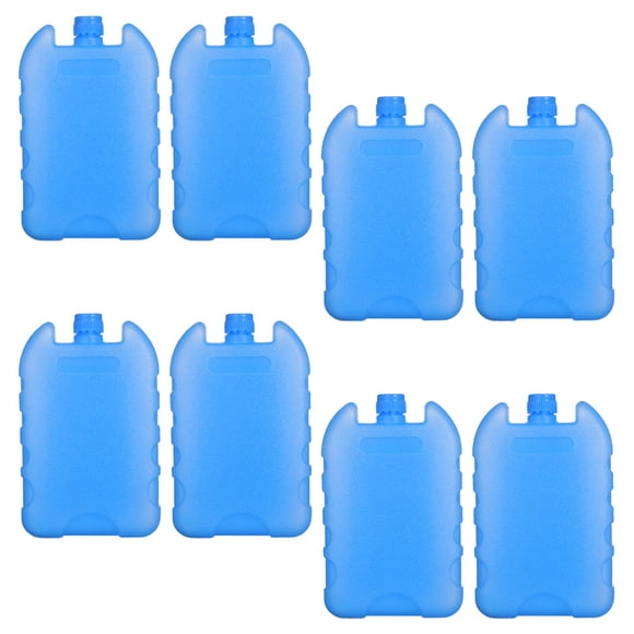UPOUART 8Pcs Blue Reusable Ice Packs for Cooler Freezer Packs Lunch Box and Outdoor Cooling