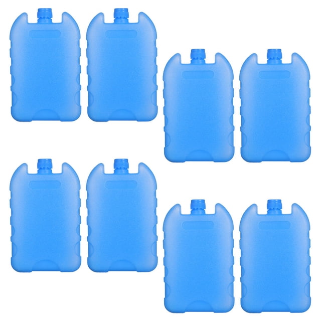 UPOUART 8Pcs Blue Reusable Ice Packs for Cooler Freezer Packs Lunch Box and Outdoor Cooling