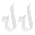 thumbnail image 1 of 2x Key Hook for Bag, key clips for Purse, Keychains Insert Cup Holder, Connector, Keychain Hanger for Bag, for Pool, Beach, Sporting Bags Handbags White, 1 of 7