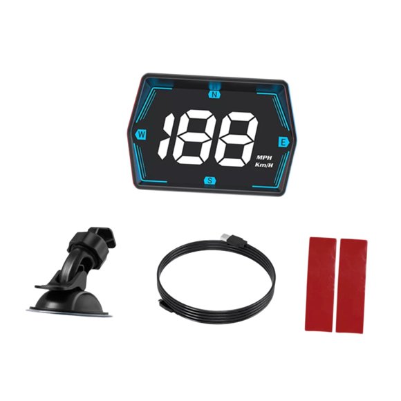 Miulika Car Head up Display Universal Speedometer for Bus Various Vehicles Cars A