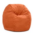 thumbnail image 4 of Jaxx Saxx Pouf Rond de 4 Pieds avec Housse Amovible, Mandarine (Ensemble de 1), 4 of 6