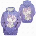 thumbnail image 2 of Hello Kitty Print Design Hoody For Women Pocket Street Sweatshirt Hip Hop Style Fleece Hoodie All-Match Comfortable Clothes HOEMLIN, 2 of 7