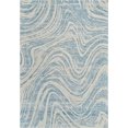 thumbnail image 2 of Rug Branch Nomad Abstract Indoor Area Rug, Blue Beige, Coastal - Living Room, Bedroom, Dining Room, and Kitchen, 2 of 5