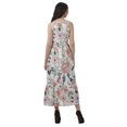 thumbnail image 4 of Moomaya Robe Maxi Sans Manches à Col Licou Imprimée avec Fente avant Robe d'Été pour Femme, 4 of 4