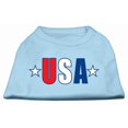 thumbnail image 1 of Chemise à Imprimé Étoiles Usa Bleu Bébé XL (16), 1 of 1