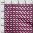 thumbnail image 1 of oneOone Viscose Chiffon Fabric Square & Floral Block Printed Craft Fabric BTY 42 Inch Wide, 1 of 4