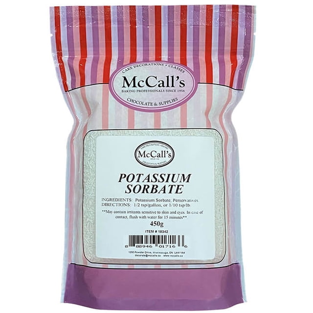 SORBATE de POTASSIUM 450 g / 15,87 oz