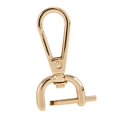 thumbnail image 2 of Clips Detachable Swivel Snap Hooks Swivel Lobster Clasps for DIY Jewelry 16mm Gold, 2 of 9