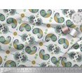 thumbnail image 3 of Soimoi Poly Georgette Fabric Dot,Floral & Paisley Print Fabric by Yard 42 Inch Wide, 3 of 3