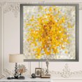thumbnail image 2 of Designart Glam Jaune Explosion Blocs Art mural encadré, 2 of 3
