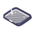 thumbnail image 2 of lionlar Indoor Dog Potty Tray Indoor Dogs Potty Train Pads for Small and Medium Dogs blue, 2 of 9