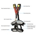 thumbnail image 3 of Ejoyous Climbing Harness Full Body Safety Belt for Outdoor Rock Climbing Mountaineering Rappelling , Rappelling Harness,Full Body Climbing Harness, 3 of 8