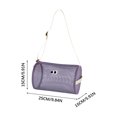 thumbnail image 2 of Swimming Bag Large Capacity Beach Bag Mesh Breathable Shoulder Cylindrical Travel Bag, 2 of 4