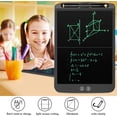 thumbnail image 2 of 12 Inches LCD Tablet Writing Handwriting Board Drawing Board Doodle with Pen Erasable Reusable Writing Pad Mini Learning Educational Toy Paper Saving Tool For Home/School Gifts for Kids 1Pack(Black), 2 of 6