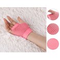 thumbnail image 2 of Unique Bargains Ladies Magenta Fish Net Fingerless Short Gloves Pair M, 2 of 5
