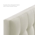 thumbnail image 4 of Modway Lily Tufted Linen Fabric Upholstered Twin Headboard in Ivory, 4 of 5