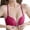 Vin, variante sur felwors Soutiens-Gorge Aguichant pour Femmes Rehausseur Fleur Fermeture avant Soutiens-Gorges Légers Dentelle Mode Soutien-Gorge de Tous les Jours Couvrance Totale Sans Armature sous-Vêtements Bordeaux, 85C