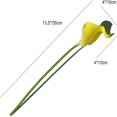 thumbnail image 2 of CHUANK 20pcs Artificial Calla Lily Silk Flowers 13.4” for Home Kitchen Wedding Table Decoration (White), 2 of 18