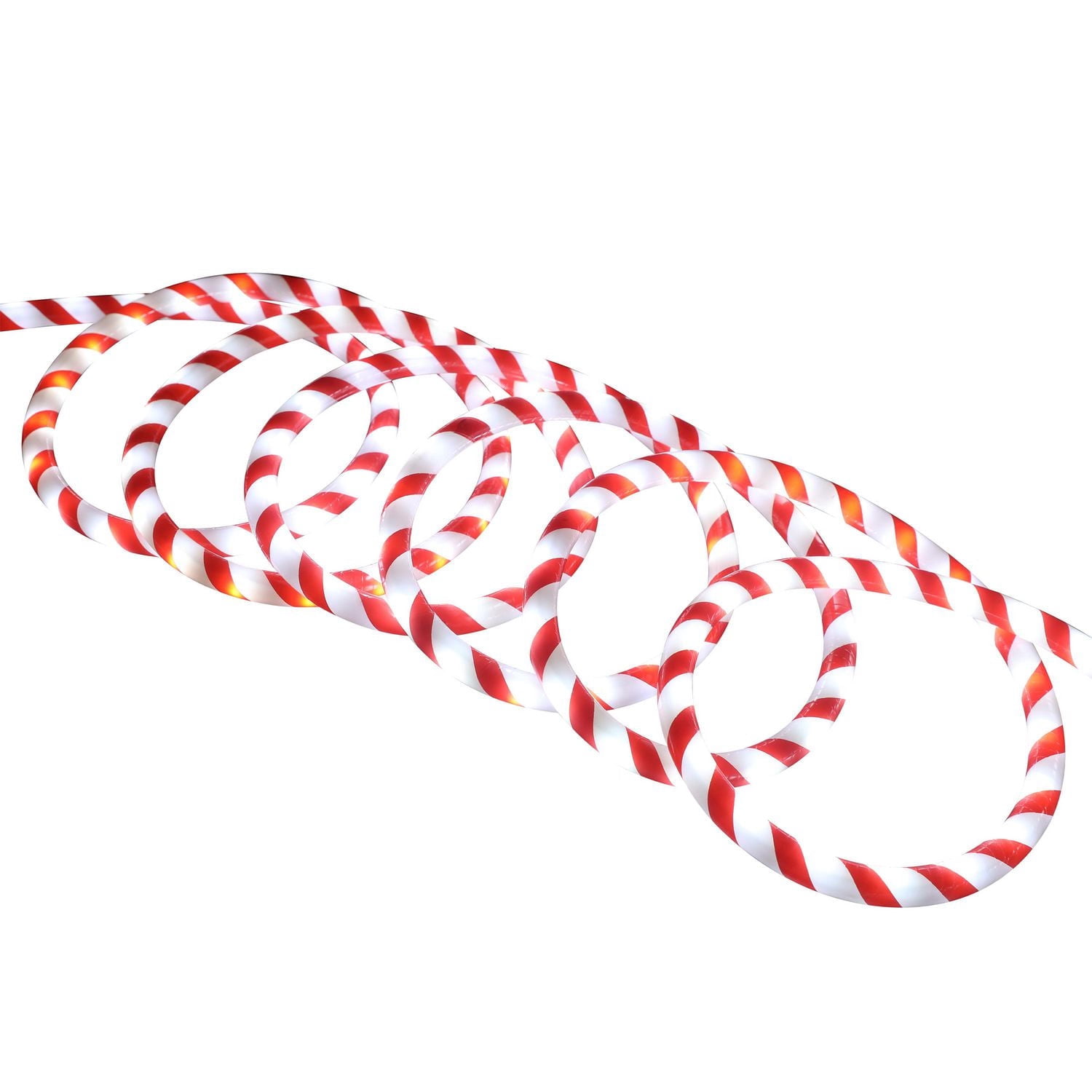 Holiday Time  18Ft LED Candy Cane Rope Lights,Christmas Lights,120V