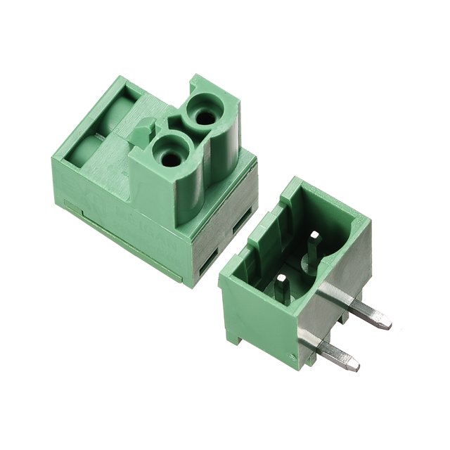 Unique Bargains 2-Pin 5.08mm Pas à Angle Droit PCB Connecteur de Borne de Vis 20Sets