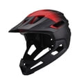 thumbnail image 1 of Almencla Full Face Bike Helmet Hat Downhill Protective Helmets Cycling Helmet black red, 1 of 8