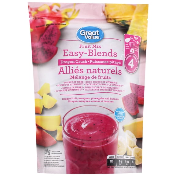 Great Value Easy-Blends Dragon Crush Fruit Mix, 600 g