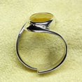 thumbnail image 3 of Natural Yellow Sapphire Ring,Birthstone Ring,adjustable Bezel set ring,Gemstone ring,Simple Ring,astrological purposes, 3 of 3