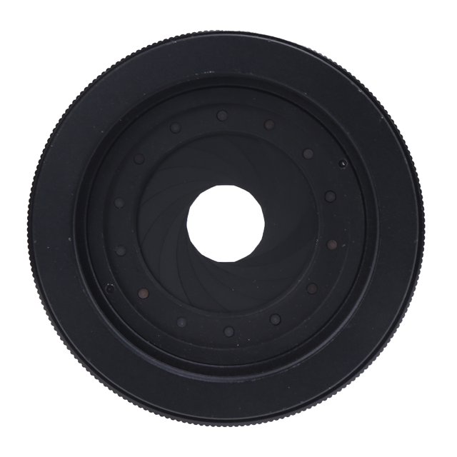 1.5‑25mm Adjustable Metal Iris Diaphragm Aperture M42 to M42 Camera Lens Adapter