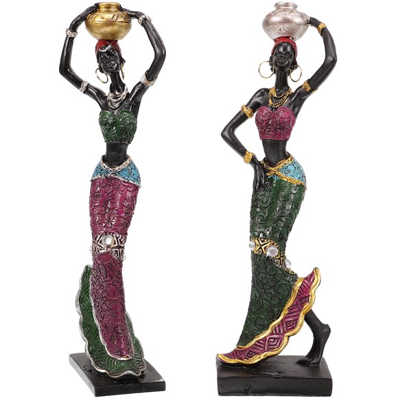 Miangastore 2 Pcs Ornements Créatifs Décorations de Bureau Artisanat en Résine Ornements de Table