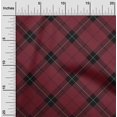 thumbnail image 1 of oneOone Tissu en Coton Flex Tartan Imprimé au Mètre 40 Pouces de Large, 1 of 4