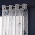 thumbnail image 3 of Bouclair Rideau Voile Bleu Nima 52x108 Po (132x274 cm), 3 of 4