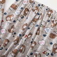 thumbnail image 4 of 2025 Ensemble de Pyjama pour Femmes Court P Ensemble de Pyjama en Satin Haut à Manches Pantalon Capri Robes de Pyjama pour Femmes Tenue de Nuit, 4 of 6