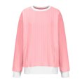 thumbnail image 5 of MeetoTime Sweatshirts à Col Rond pour Femmes Automne Manches Longues Pull-Over Surdimensionné avec Poches, 5 of 5