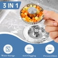 thumbnail image 1 of Upgraded Stainless Steel Kitchen Drain Strainer Catcher Filter Plug for Efficient Food Waste Prevention and Odor Control, 1 of 6