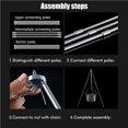 thumbnail image 4 of Youkk Trépied Allongé 4 Sections pour Réchaud de Camping, Trépied de Cuisson Extérieur, Support de Pot Portable et Solide, 4 of 6