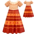 thumbnail image 3 of HAWEE Enfants Encanto Mirabel/Luisa Madrigal/Pepa Robe de Princesse Cosplay Filles Manches Courtes Costume, 3 of 6