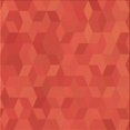 thumbnail image 1 of Ahgly Company Machine Washable Indoor Square Transitional Orange Red Orange Area Rugs, 4' Square, 1 of 7