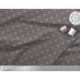 thumbnail image 2 of Soimoi Black Cotton Cambric Fabric Arrow & Diamond Geometric Print Fabric by Yard 42 Inch Wide, 2 of 5