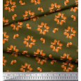 thumbnail image 2 of Soimoi Poly Georgette Fabric Fox Kids Fabric Prints by Yard 42 Inch Wide, 2 of 3