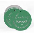 thumbnail image 2 of Inkdotpot Real Silver Foil Love Is Sweet Wedding Tag Favor Hang Paper Tag 100 Piece, 2 of 6